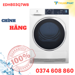 Máy sấy bơm nhiệt Heat Pump Electrolux 8kg EDH803Q7WB